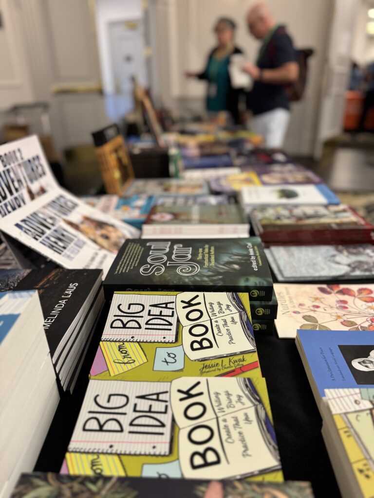 Books at the conference by Kate Ristau