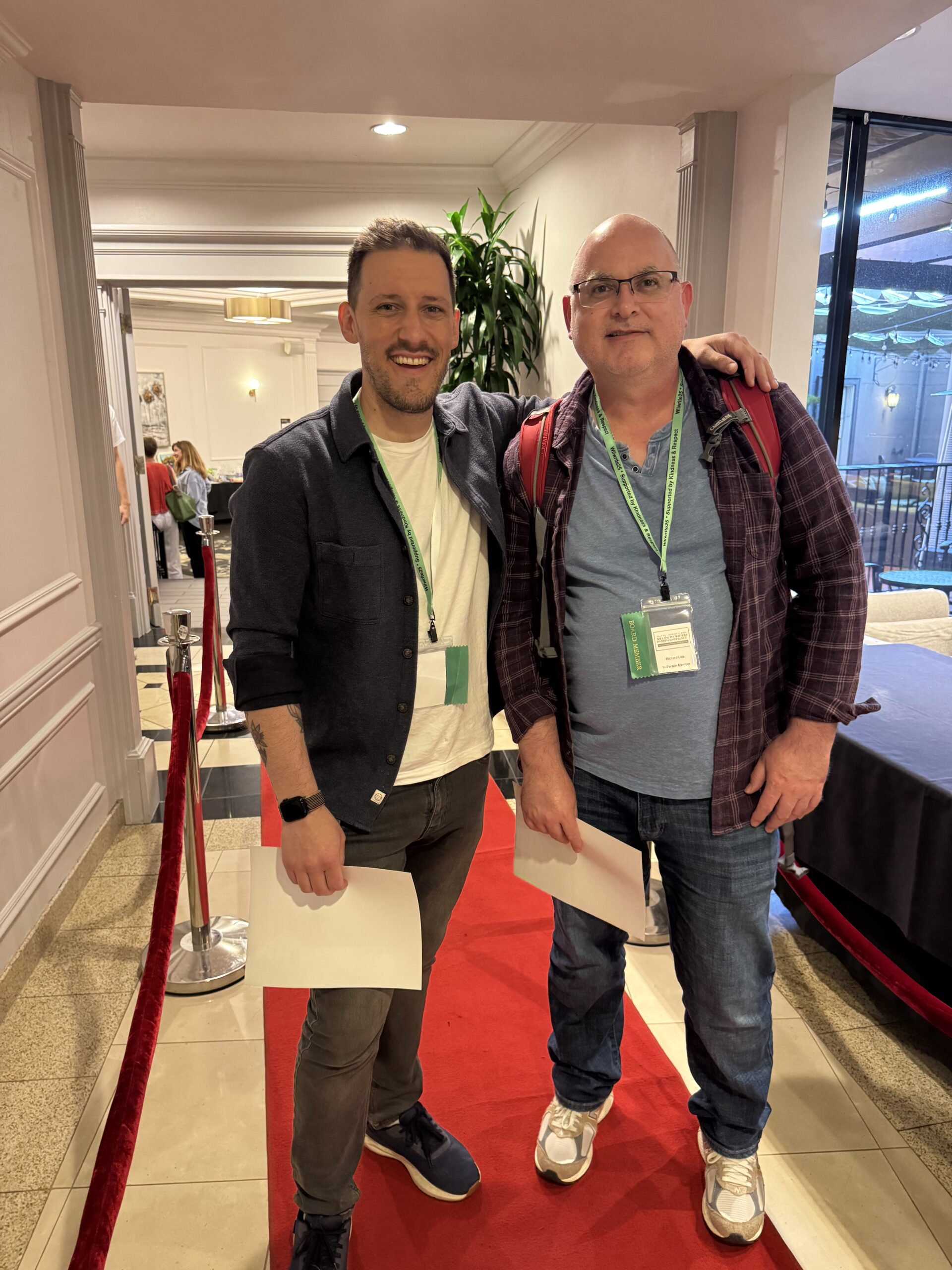 Photo of JB Kish and Richard Leis by Kate Ristau